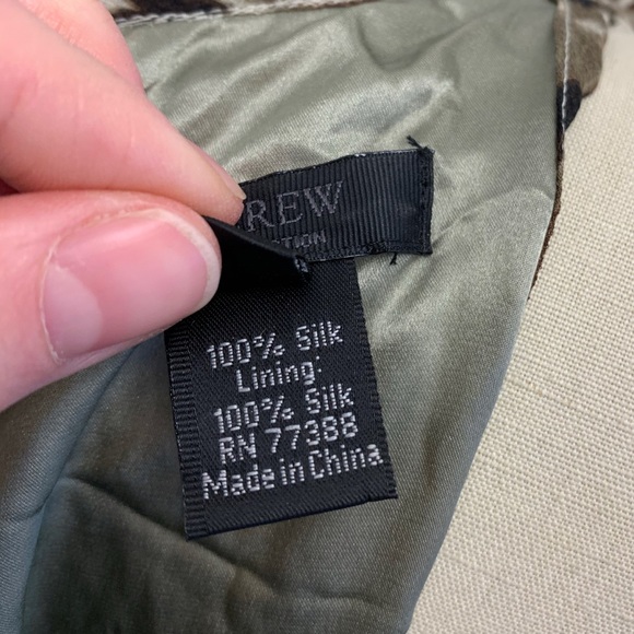 J. Crew Collection Silk Ruffle Leopard Dress - Picture 8 of 15